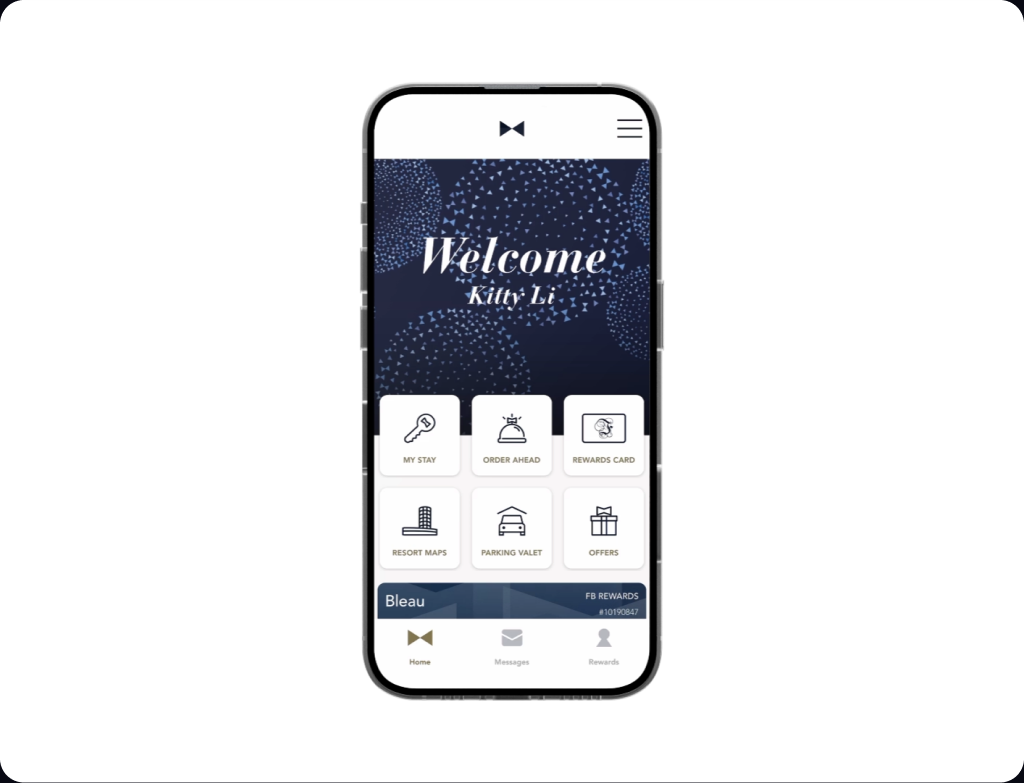 Valet car retrieval flow linking to SMS in the app.