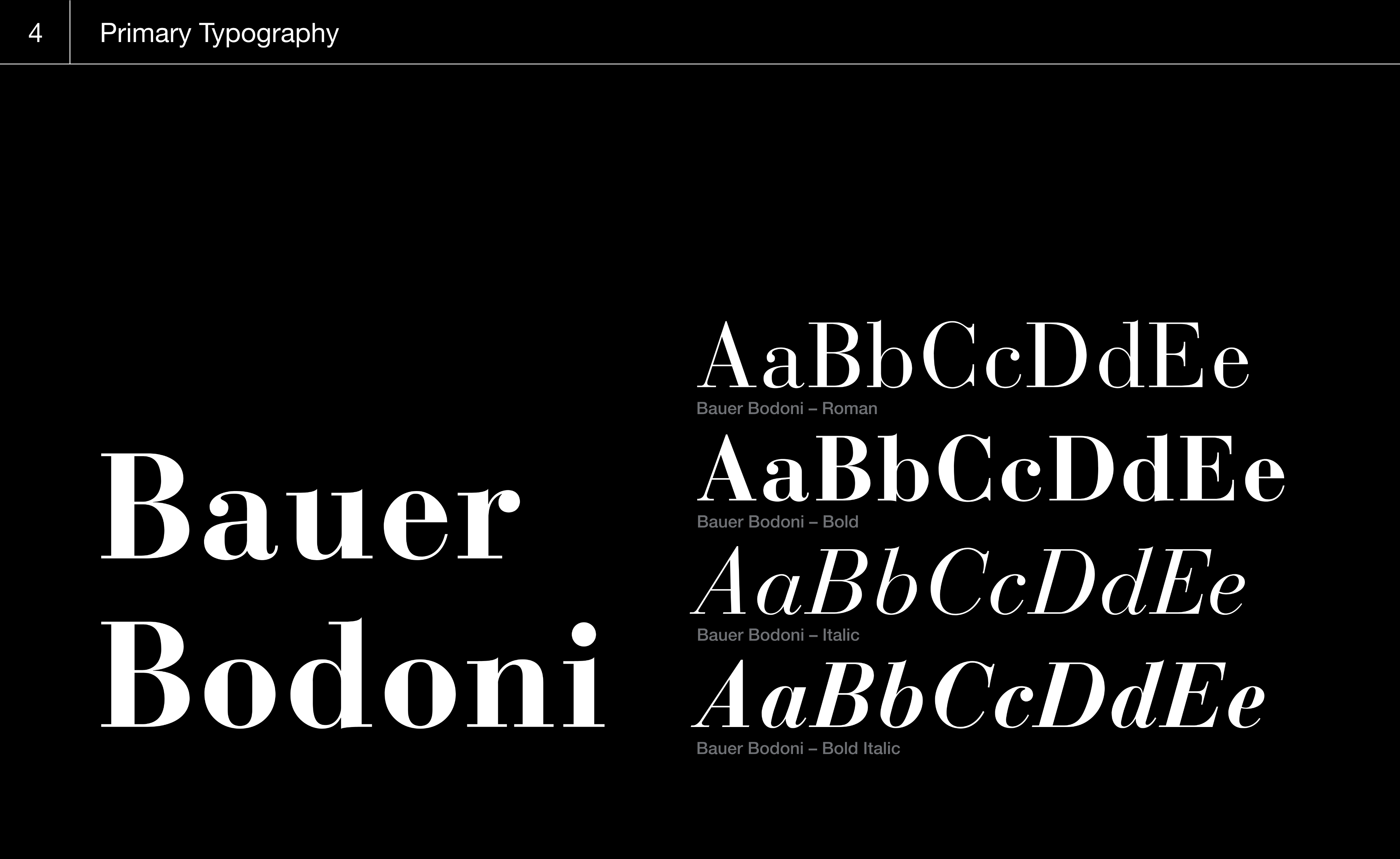 Typography specimens.