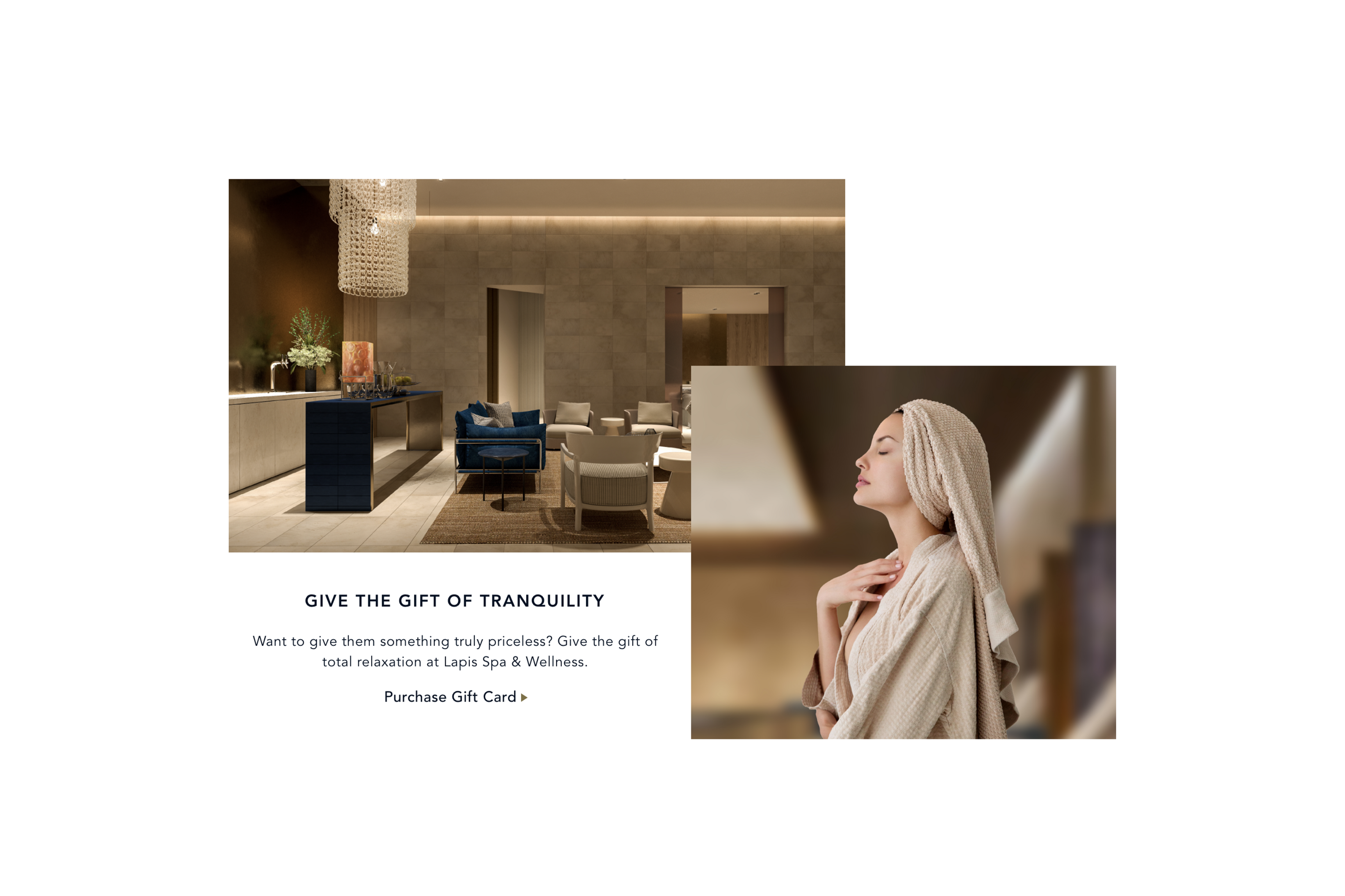 Guest room and resort imagery in the UI.